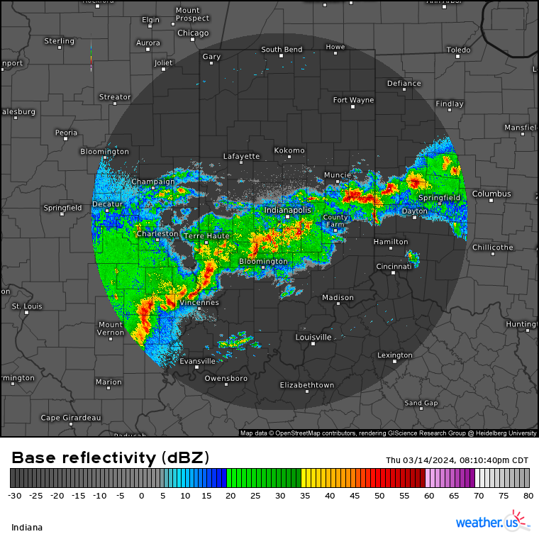 Tornado Hits Eastern Indiana